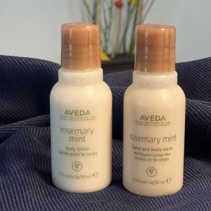 Aveda rosemary mint hand& body wash,body lotion